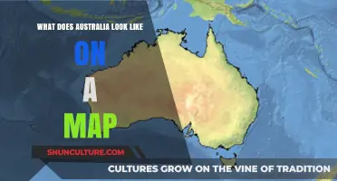 Australia's Geographical Outline: A Map Overview