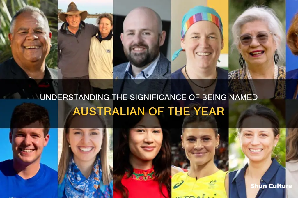 what does australian of the year mean