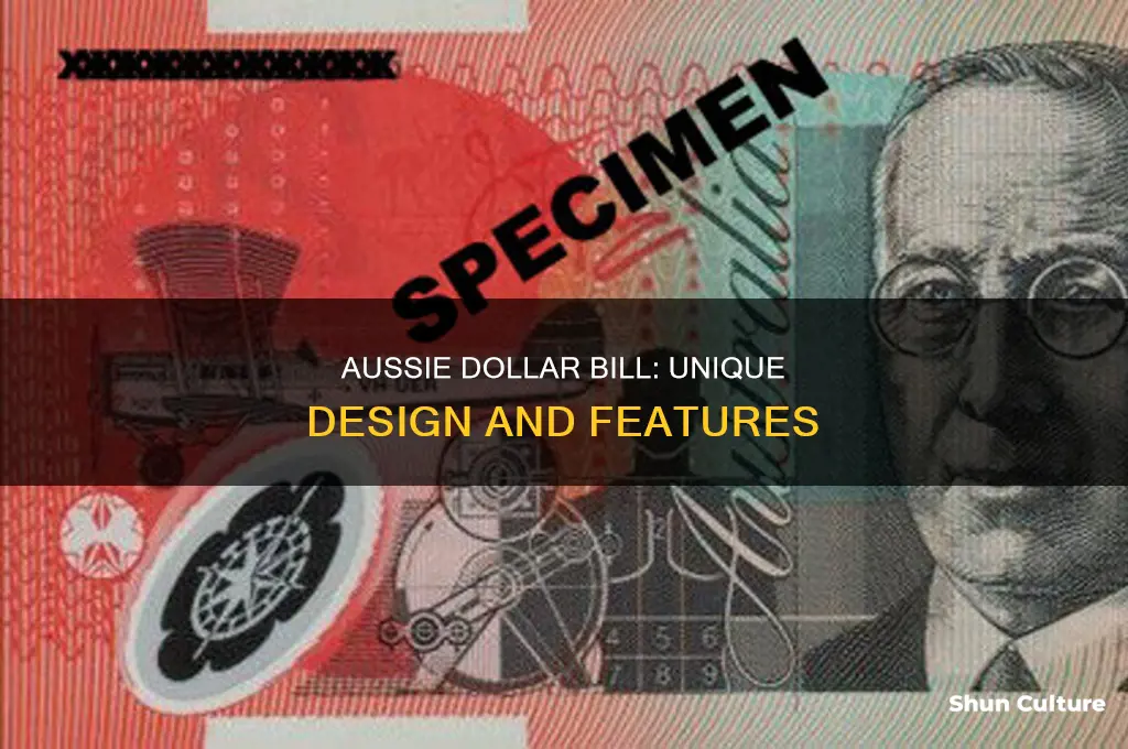 what does australian one dollar bill look like