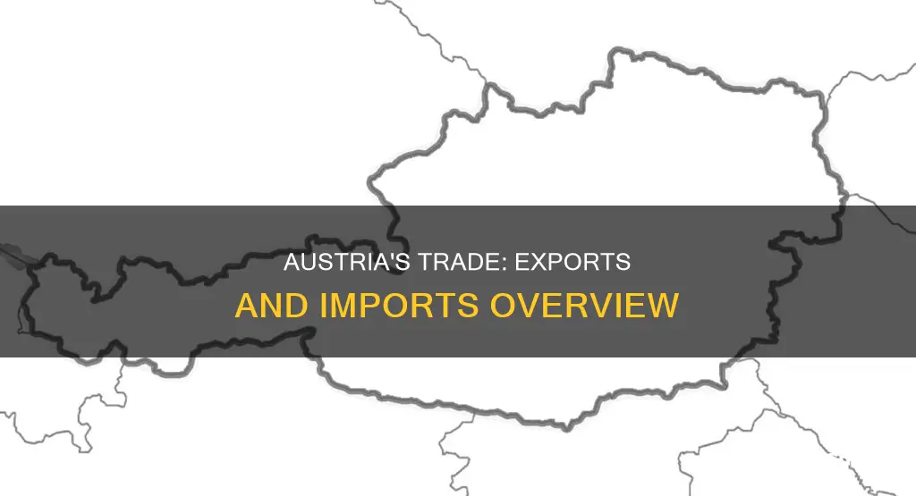 what does austria export and import