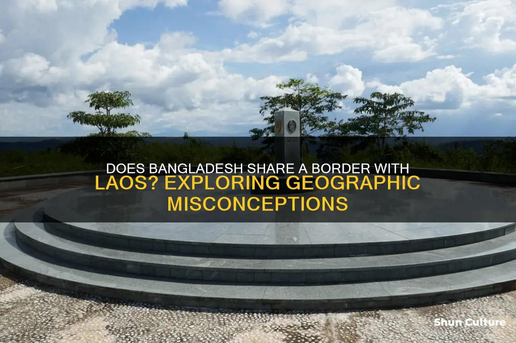 what does bangladesh border laos