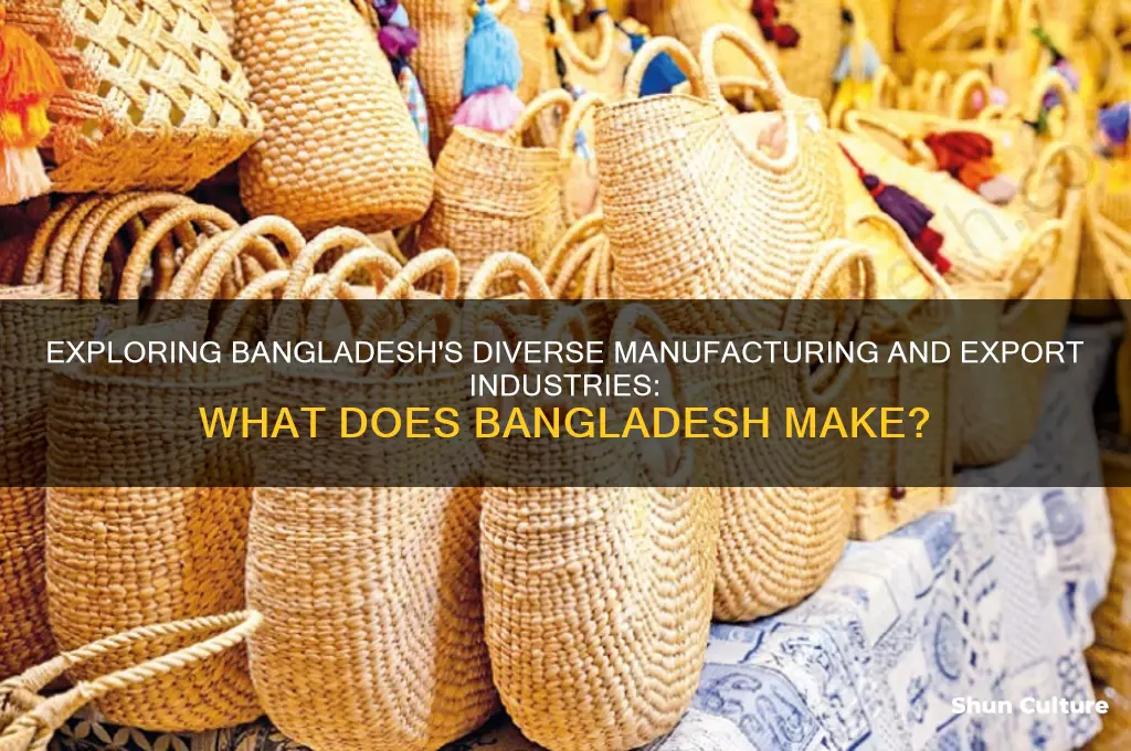 what does bangladesh make