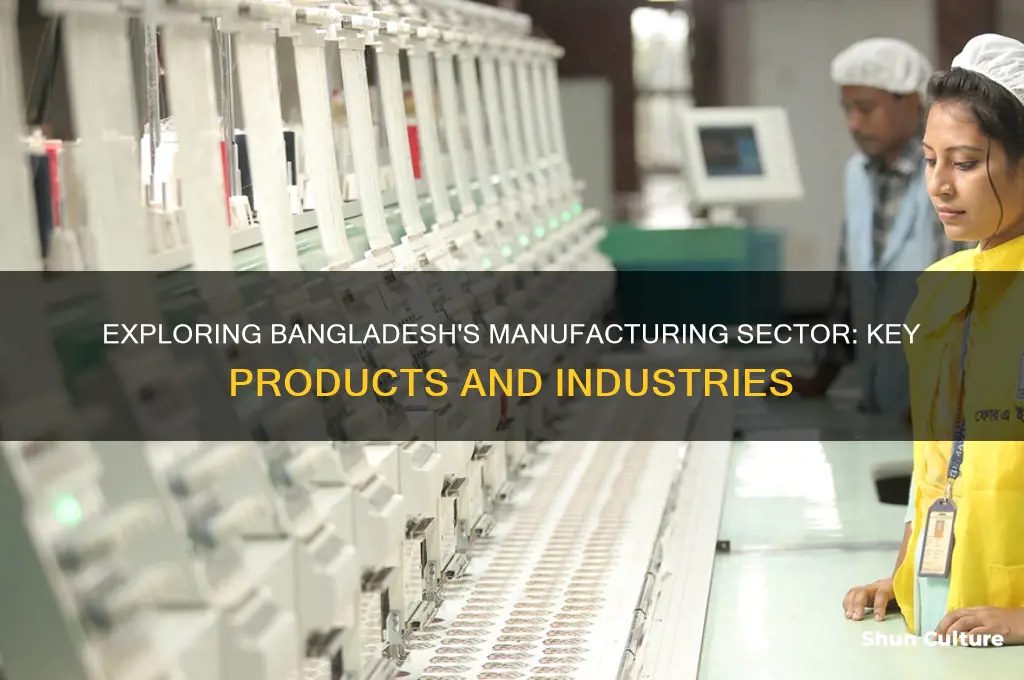 what does bangladesh manufacture