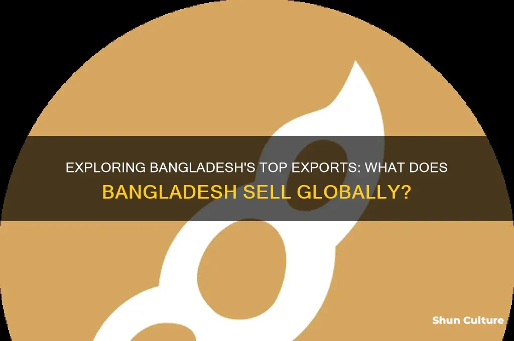 what does bangladesh sell