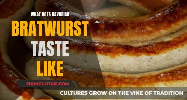 Bavarian Bratwurst: A Spicy, Peppery, and Savory Taste Experience