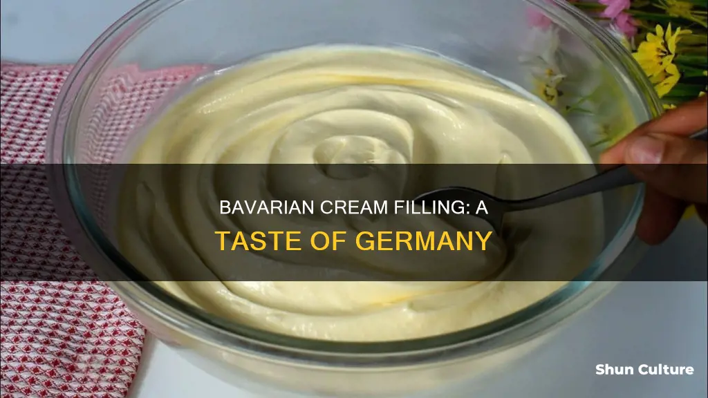 what does bavarian filling taste like