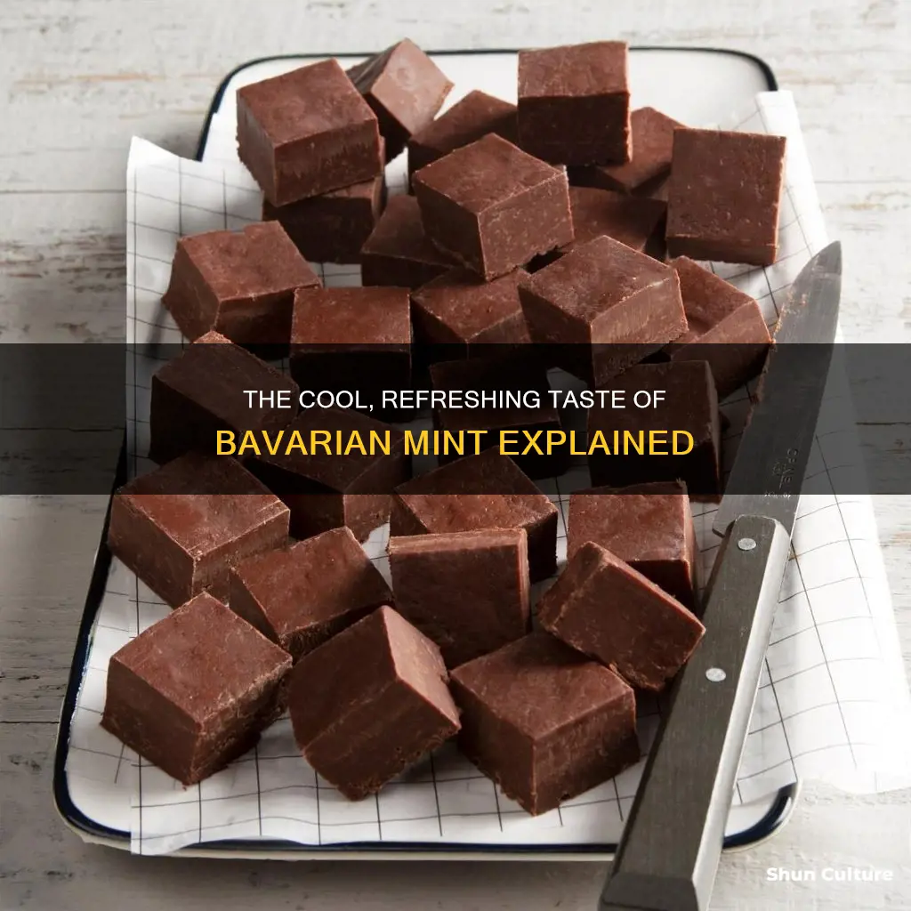 what does bavarian mint taste like