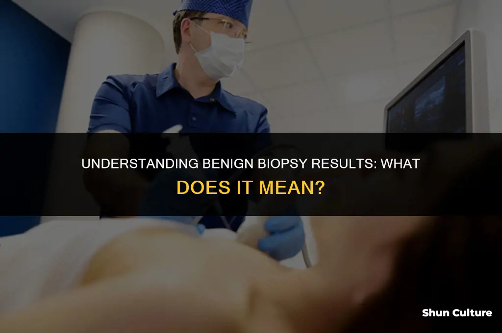 what does benine mean after haing a biopsiy