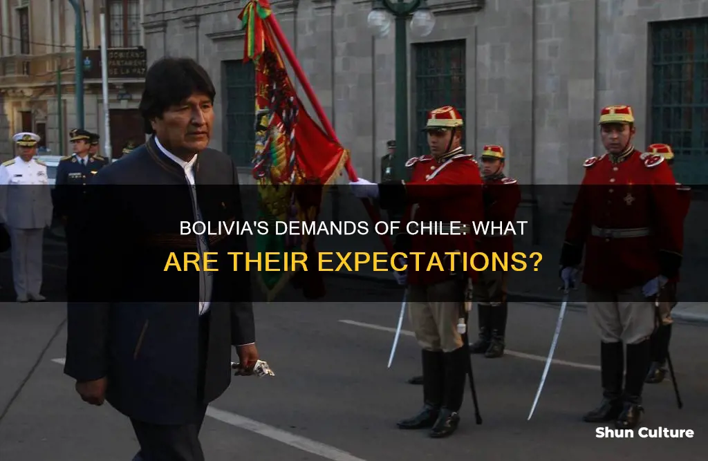 what does bolivia want from chile