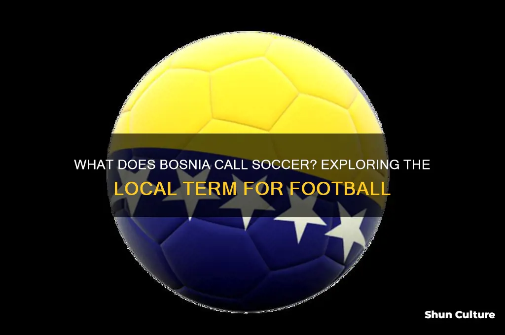 what does bosnia call soccer