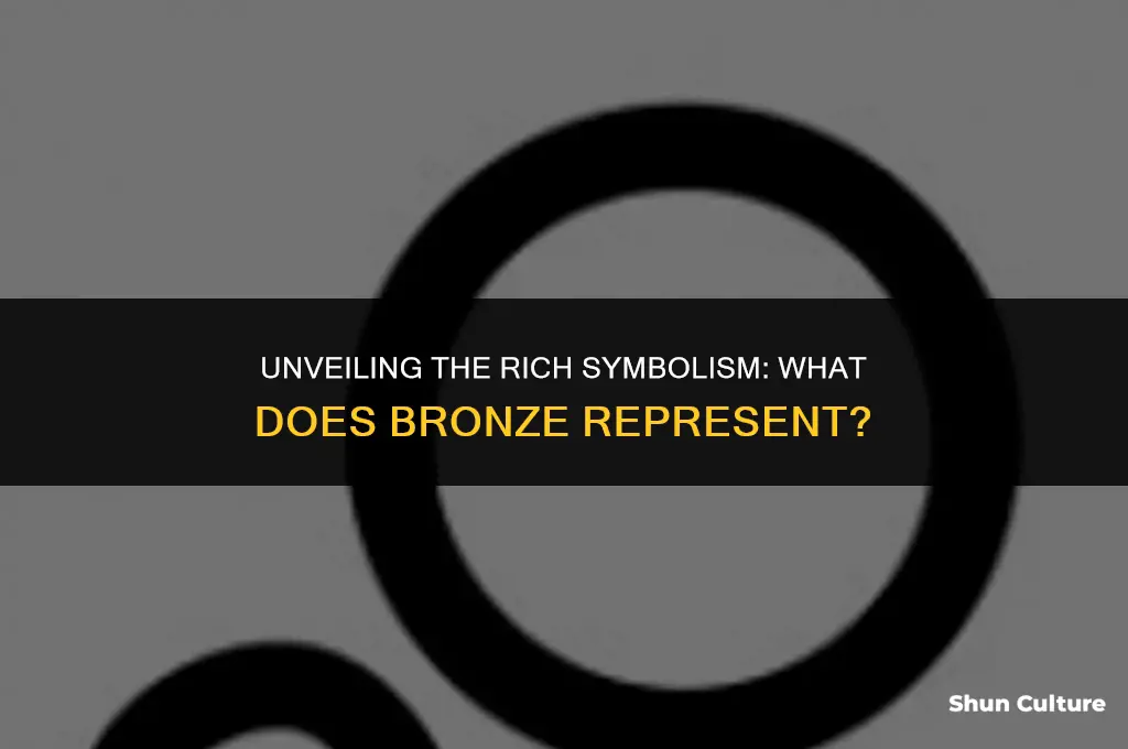 what does bronze represent