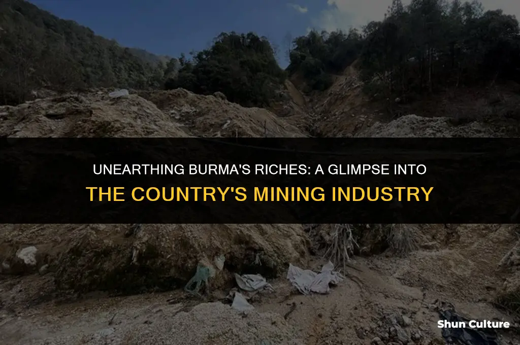 what does burma primarily mine