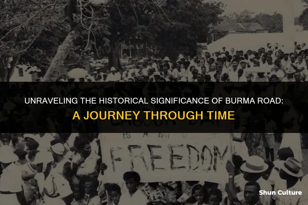what does burma road mean