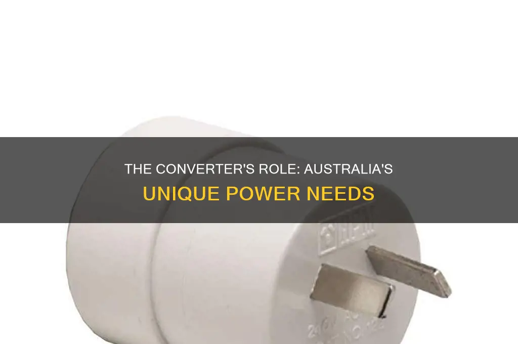 what does converter look like for australia