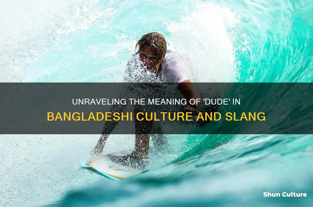 what does dude mean in bangladesh