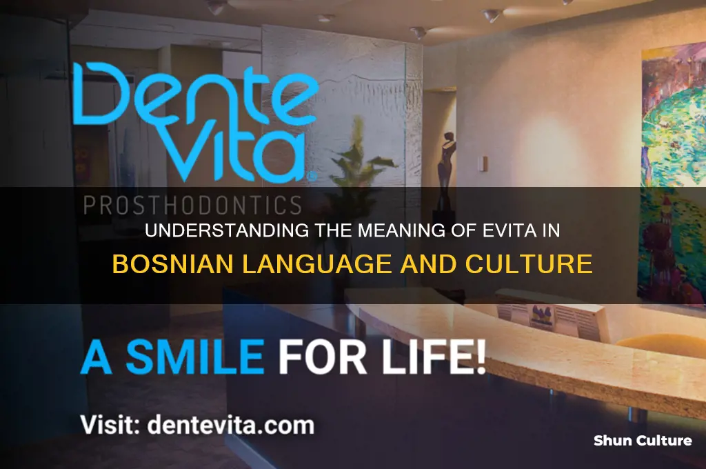 what does evita mean in bosnian