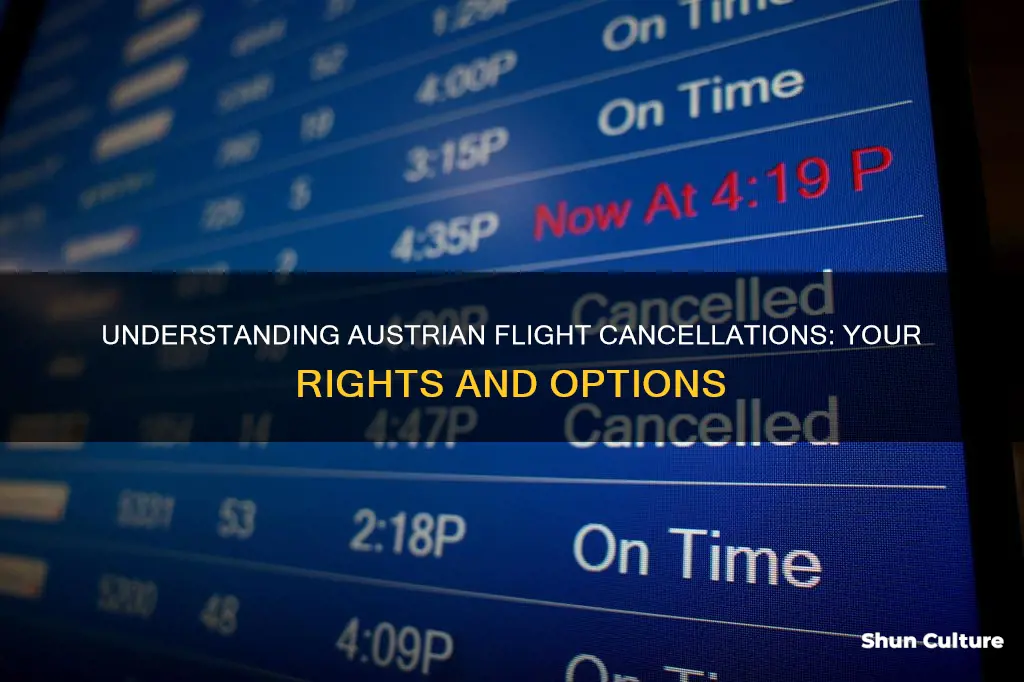 what does flight cancellation mean in austrian