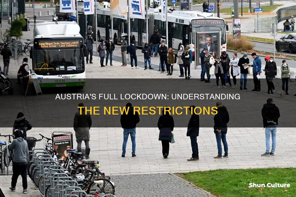 what does full lockdown mean in austria