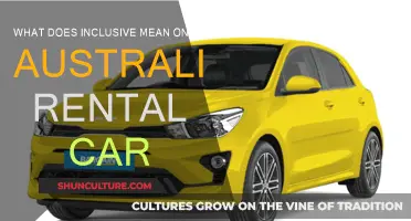 Inclusive Rental Cars: What's Included in Australia?