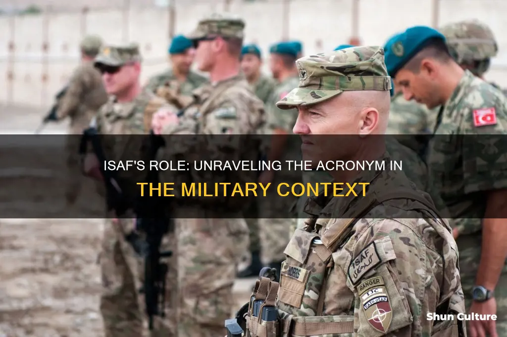 what does isaf stand for in the military