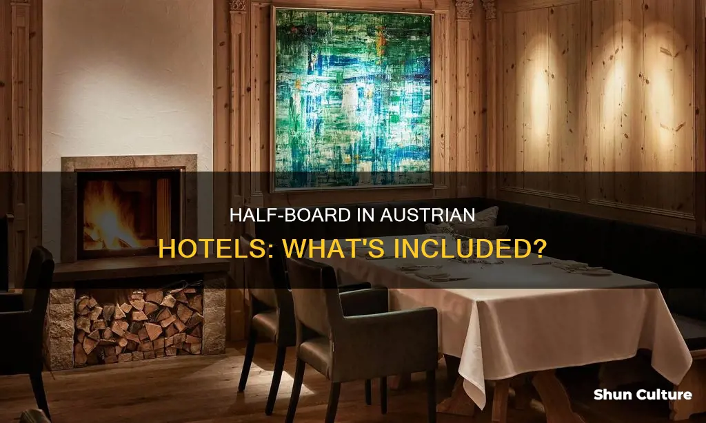what does it mean half board in hotel austria