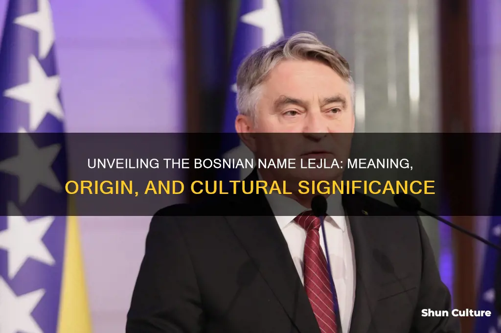 what does lejla mean in bosnian