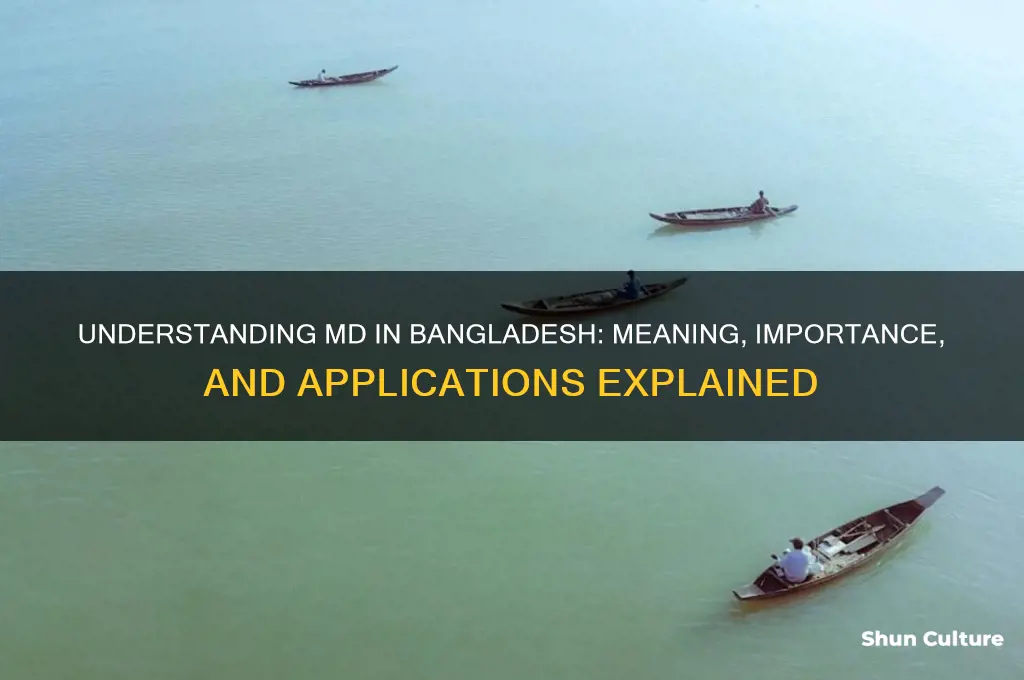 what does md in bangladesh meqn