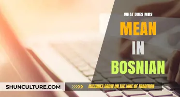 Understanding the Meaning of 'Mrs' in Bosnian Language and Culture