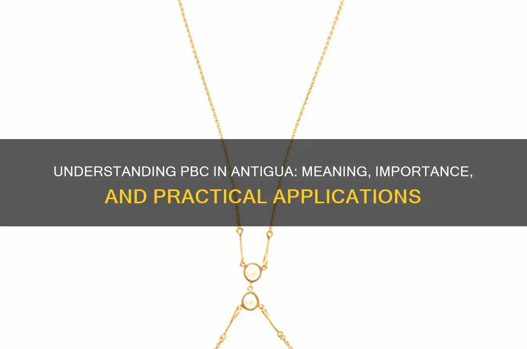what does pbc means in antigua