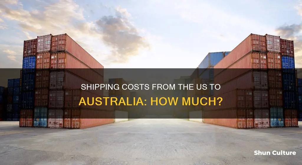 what does shipping from us to australia cost