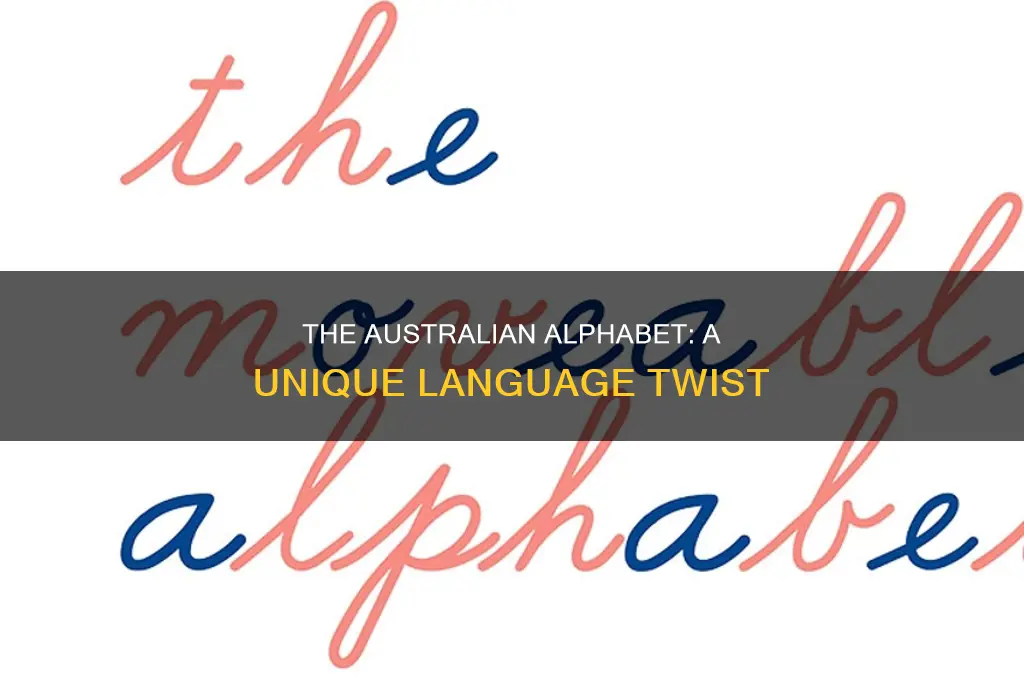 what does the australian alphabet look like