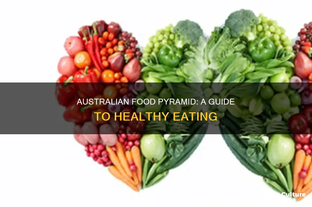 what does the australian food pyramid look like