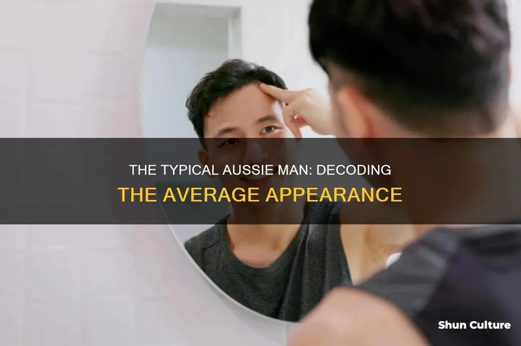 what does the average australian man look like