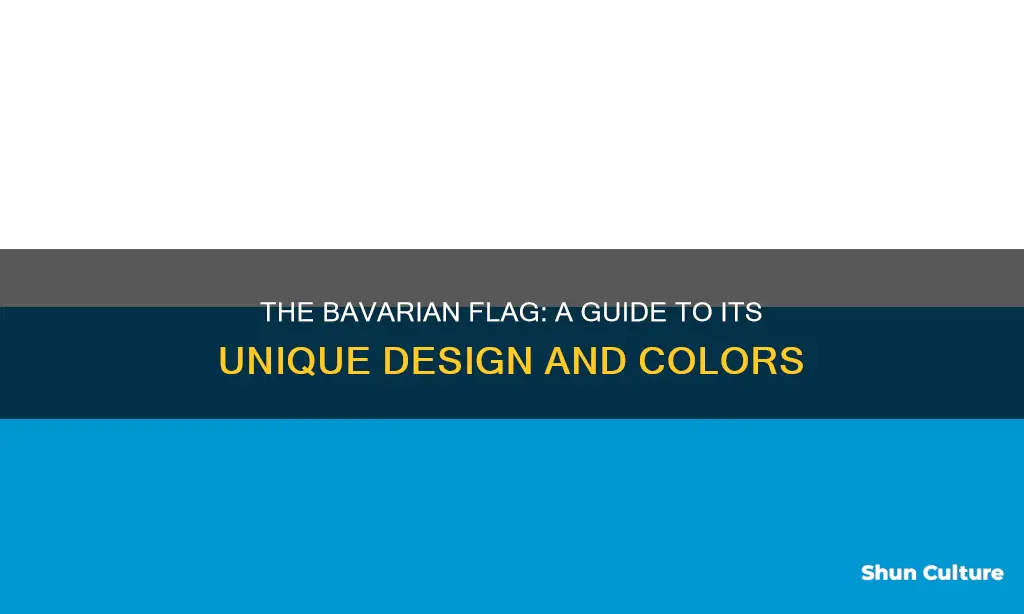 what does the bavarian flag look like