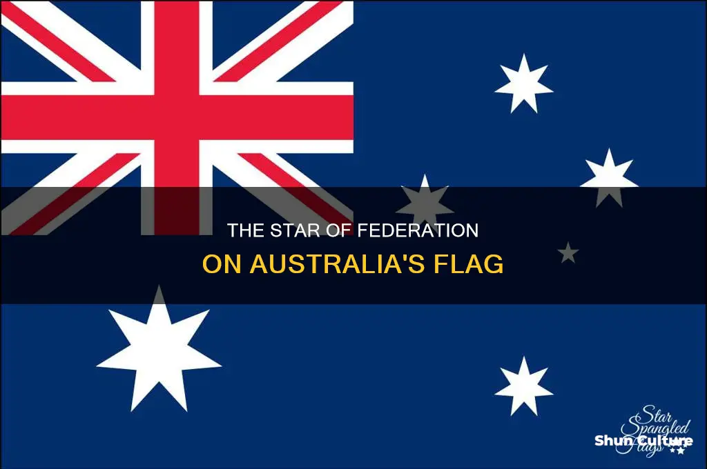what does the big star on the australian flag represent