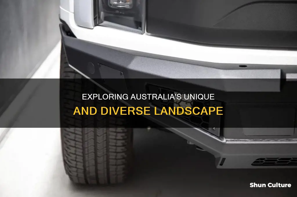what does the land look like in australia