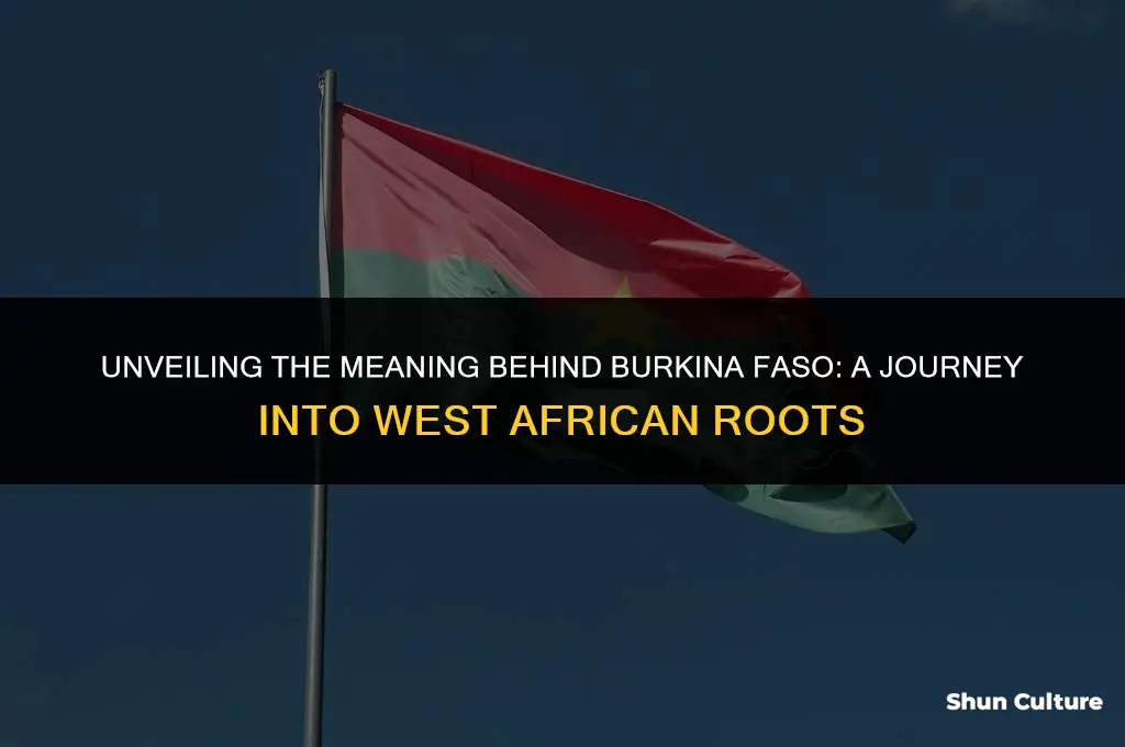 what does the name burkina faso mean