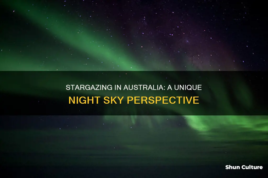 what does the night sky look like in australia