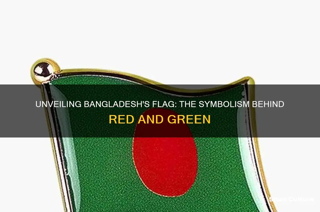 what does the red and the green represent in bangladesh