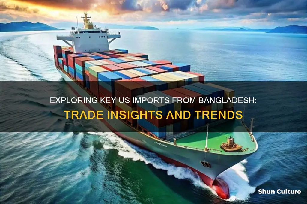 what does the us import from bangladesh
