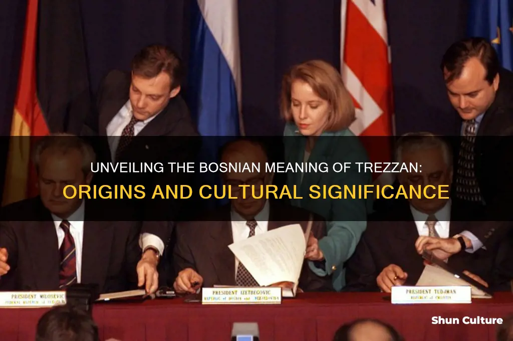 what does trezzan mean in bosnian