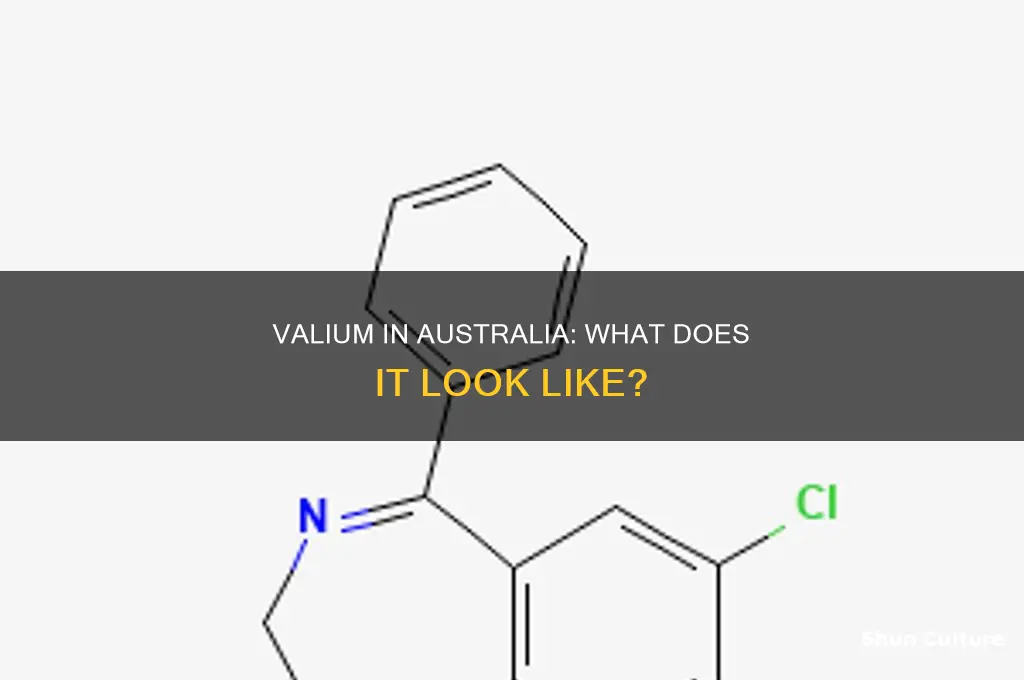 what does valium look like in australia