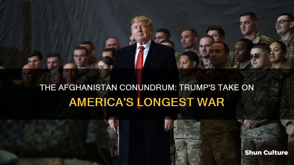 what donald trump says about afghanistan war