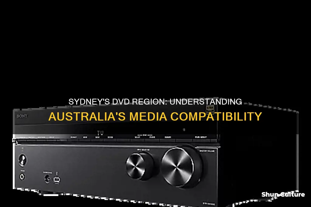 what dvd region is sydney australia