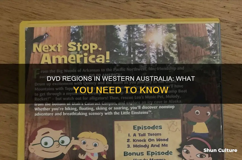 what dvd region is western australia