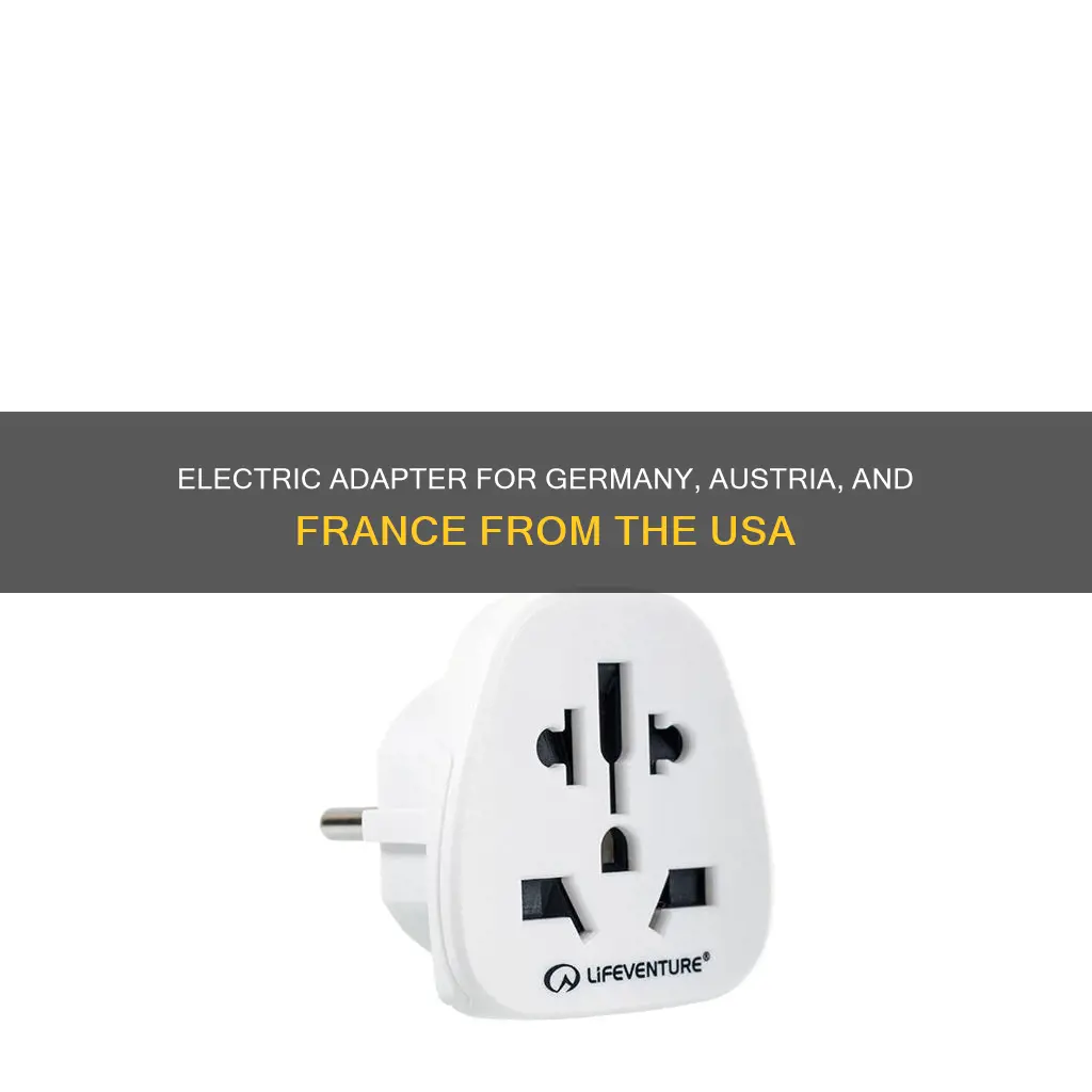what electric adapter to use usa to germany austria france