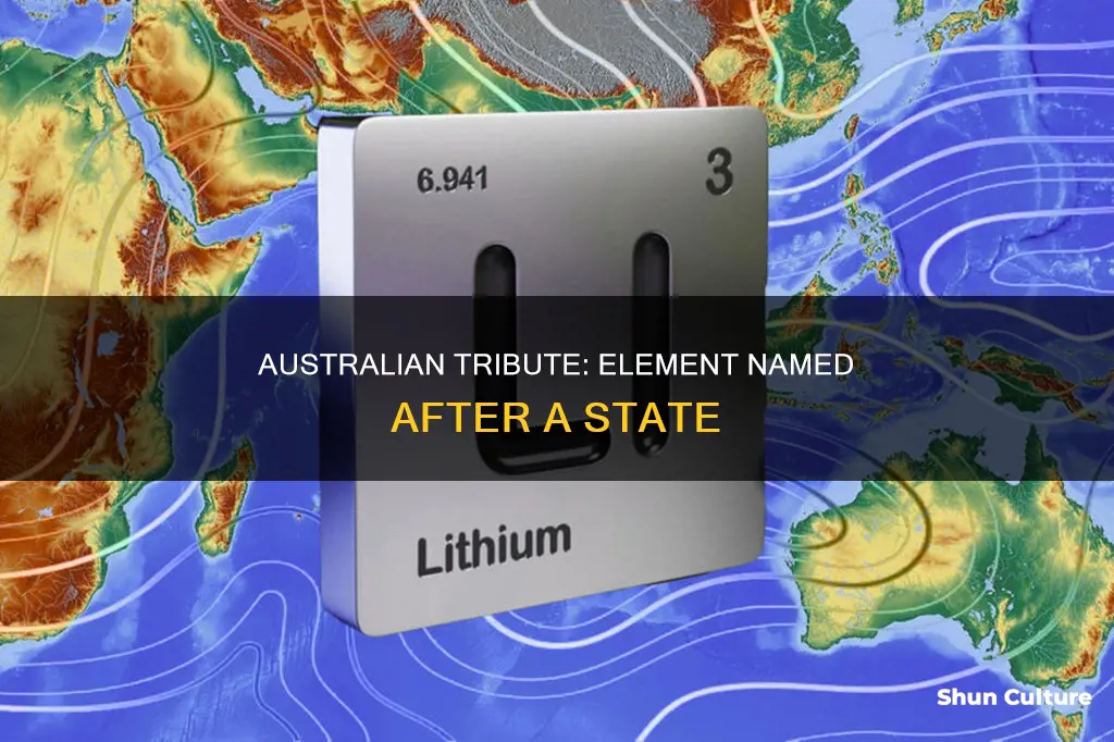 what element is named after australian state