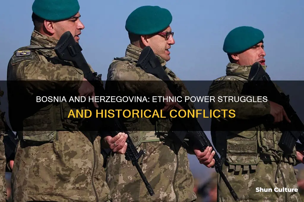 what ethnic groups battled for power in bosnia and herzegovina