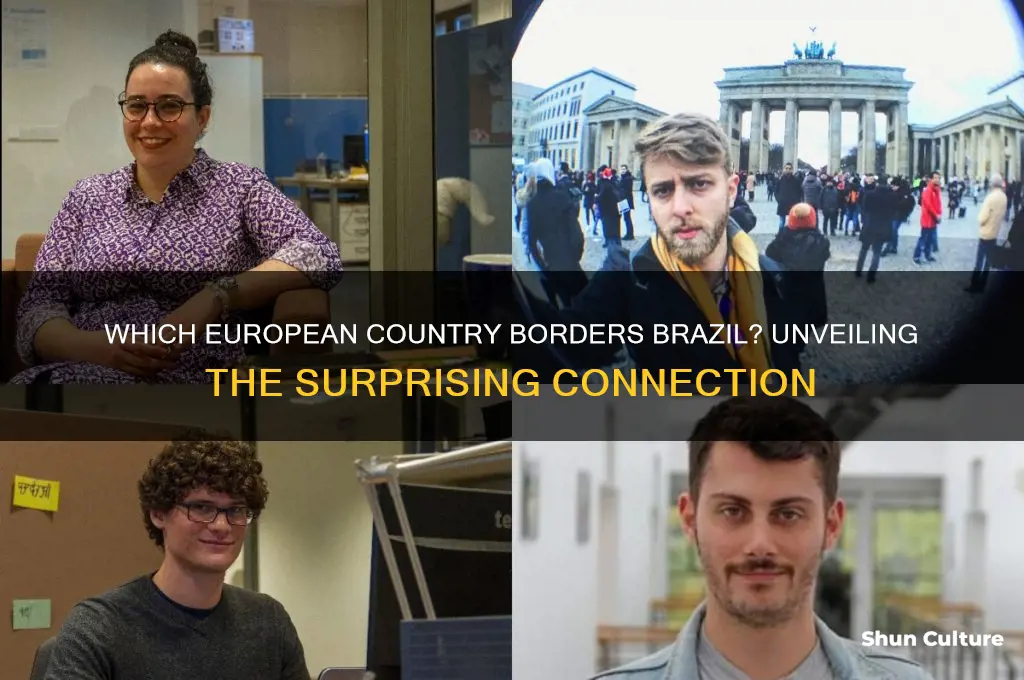 what european country borders brazil