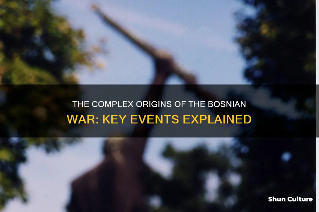 what events lead to the bosnian war